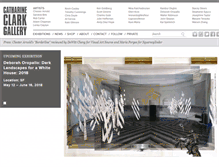 Tablet Screenshot of cclarkgallery.com